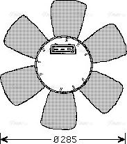 Ava Quality Cooling VN7524 - Ventilators, Motora dzesēšanas sistēma www.autospares.lv