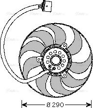 Ava Quality Cooling VN7520 - Ventilators, Motora dzesēšanas sistēma www.autospares.lv