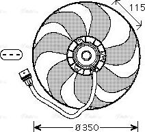 Ava Quality Cooling VN7521 - Ventilators, Motora dzesēšanas sistēma www.autospares.lv