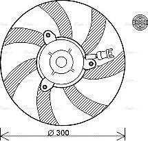 Ava Quality Cooling VN7527 - Ventilators, Motora dzesēšanas sistēma autospares.lv