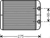 Ava Quality Cooling VNA6301 - Siltummainis, Salona apsilde autospares.lv