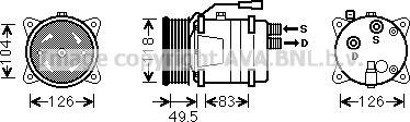 Ava Quality Cooling VNK303 - Kompresors, Gaisa kond. sistēma www.autospares.lv