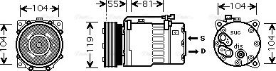 Ava Quality Cooling VNK270 - Kompresors, Gaisa kond. sistēma www.autospares.lv