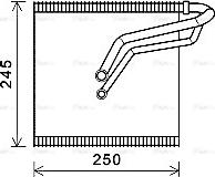 Ava Quality Cooling VNV387 - Iztvaikotājs, Gaisa kondicionēšanas sistēma www.autospares.lv