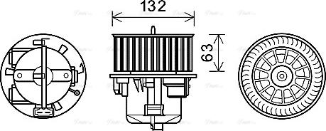 Ava Quality Cooling VO8179 - Salona ventilators www.autospares.lv