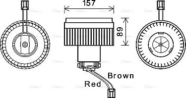 Ava Quality Cooling VO8177 - Salona ventilators www.autospares.lv