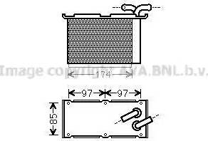 Ava Quality Cooling VW 4305 - Starpdzesētājs www.autospares.lv