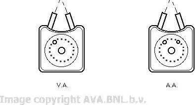 Ava Quality Cooling VW 3147 - Eļļas radiators, Motoreļļa www.autospares.lv