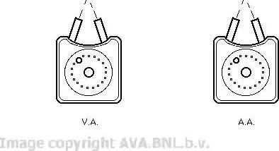 Ava Quality Cooling VW 3106 - Eļļas radiators, Motoreļļa www.autospares.lv