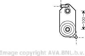 Ava Quality Cooling VW 3110 - Eļļas radiators, Automātiskā pārnesumkārba www.autospares.lv