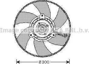 Ava Quality Cooling VW 7517 - Ventilators, Motora dzesēšanas sistēma www.autospares.lv