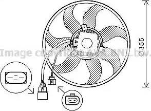 Ava Quality Cooling VW7534 - Ventilators, Motora dzesēšanas sistēma www.autospares.lv