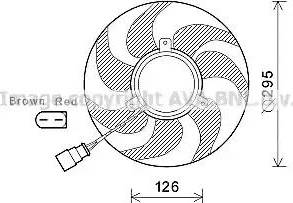 Ava Quality Cooling VW7535 - Ventilators, Motora dzesēšanas sistēma www.autospares.lv