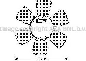 Ava Quality Cooling VW 7525 - Ventilators, Motora dzesēšanas sistēma www.autospares.lv