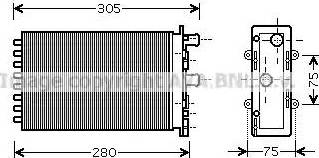 Ava Quality Cooling VWA6239 - Siltummainis, Salona apsilde www.autospares.lv