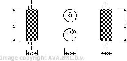 Ava Quality Cooling VW D014 - Sausinātājs, Kondicionieris www.autospares.lv