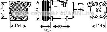 Ava Quality Cooling VWK309 - Kompresors, Gaisa kond. sistēma autospares.lv