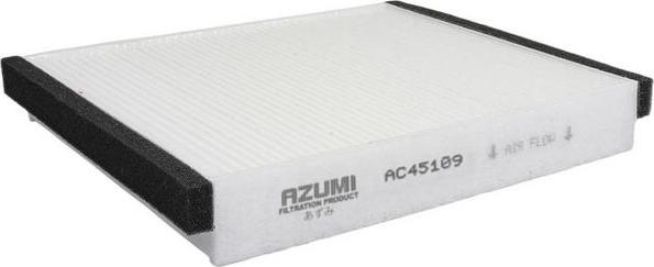 Azumi AC45109 - Filter, interior air www.autospares.lv