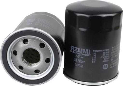 Azumi C47044 - Eļļas filtrs www.autospares.lv