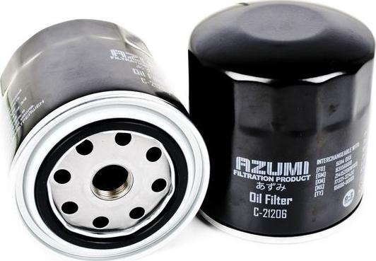 Azumi C21206 - Oil Filter www.autospares.lv