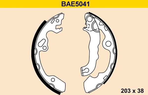 Barum BAE5041 - Brake Shoe Set www.autospares.lv