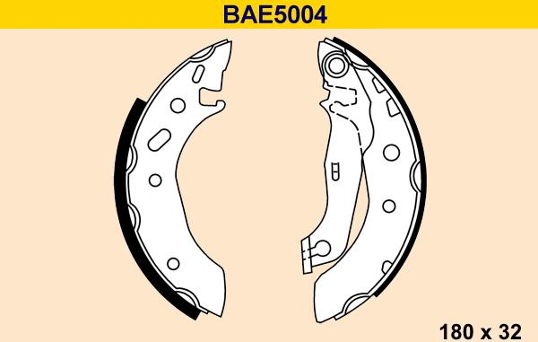 Barum BAE5004 - Bremžu loku komplekts autospares.lv