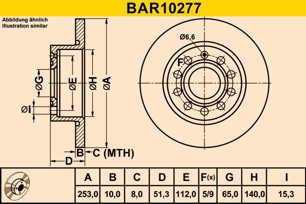 Barum BAR10277 - Тормозной диск www.autospares.lv