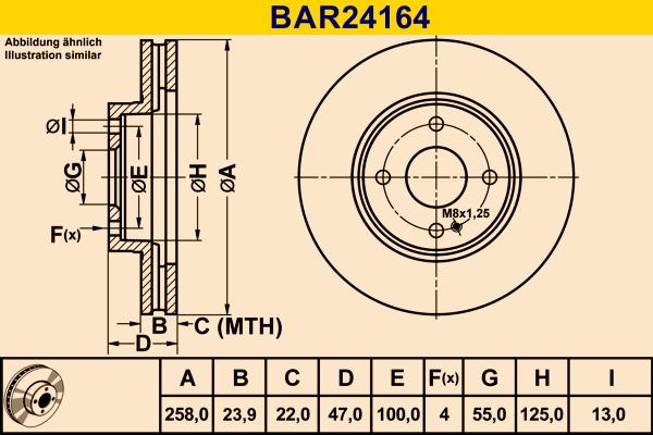 Barum BAR24164 - Bremžu diski www.autospares.lv