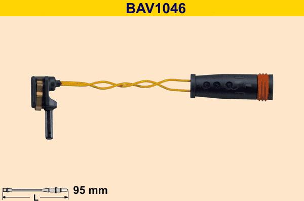 Barum BAV1046 - Indikators, Bremžu uzliku nodilums autospares.lv