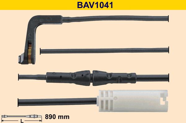 Barum BAV1041 - Indikators, Bremžu uzliku nodilums www.autospares.lv