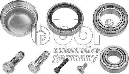 BBR Automotive 001-50-01231 - Подшипник ступицы колеса, комплект www.autospares.lv