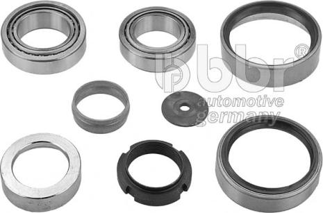 BBR Automotive 001-51-12551 - Подшипник ступицы колеса, комплект www.autospares.lv