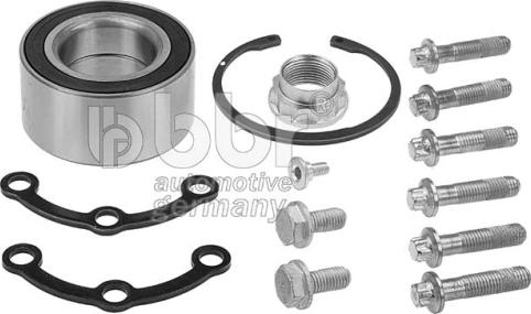 BBR Automotive 001-51-12644 - Riteņa rumbas gultņa komplekts autospares.lv