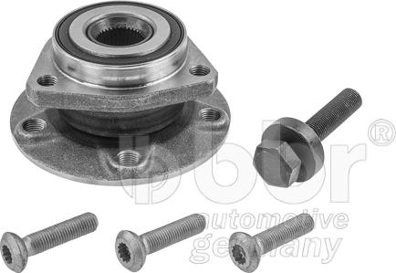 BBR Automotive 001-10-18250 - Подшипник ступицы колеса, комплект www.autospares.lv