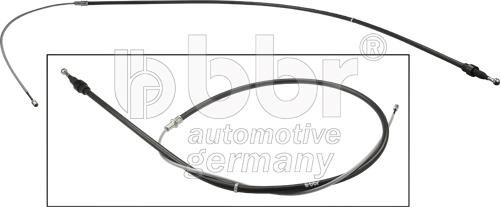 BBR Automotive 001-10-17933 - Trose, Stāvbremžu sistēma autospares.lv