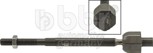 BBR Automotive 001-10-29282 - Aksiālais šarnīrs, Stūres šķērsstiepnis autospares.lv