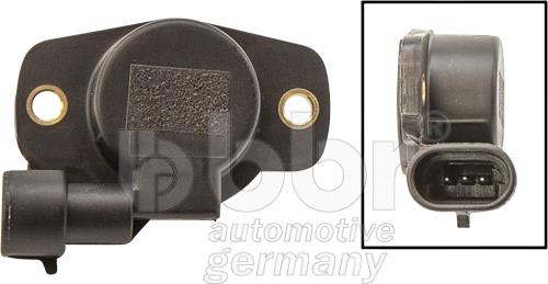 BBR Automotive 027-40-13627 - Devējs, Droseļvārsta stāvoklis www.autospares.lv