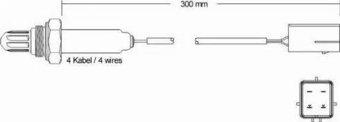 BBT OXY405.030 - Лямбда-зонд, датчик кислорода www.autospares.lv