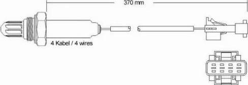 BBT OXY420.037 - Лямбда-зонд, датчик кислорода www.autospares.lv