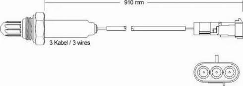 BBT OXY308.091 - Lambda zonde autospares.lv