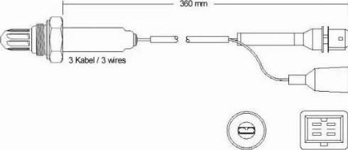 BBT OXY321.036 - Лямбда-зонд, датчик кислорода www.autospares.lv