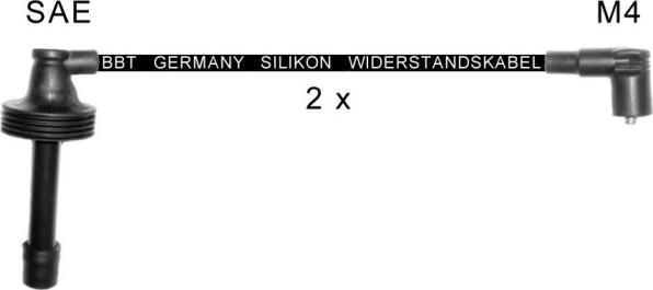 BBT ZK0163 - Ignition Cable Kit www.autospares.lv