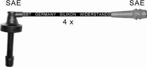 BBT ZK161 - Ignition Cable Kit www.autospares.lv