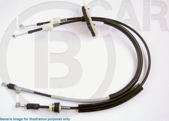 B CAR 001FD428 - Cable, tip, manual transmission www.autospares.lv