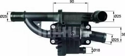 BEHR TH 40 83 - Termostats, Dzesēšanas šķidrums autospares.lv