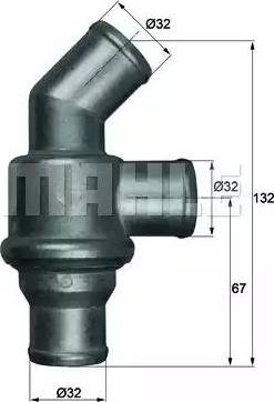 BEHR TH 16 80 - Coolant thermostat / housing www.autospares.lv