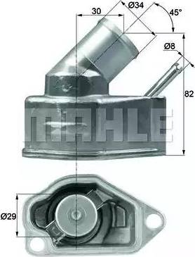 BEHR TI 10 92 - Termostats, Dzesēšanas šķidrums autospares.lv