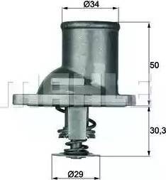 BEHR TI 1 92 - Termostats, Dzesēšanas šķidrums autospares.lv