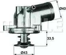 BEHR TI 21 87 - Coolant thermostat / housing www.autospares.lv