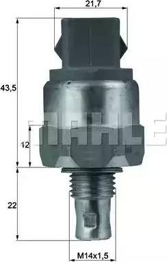 BEHR TSW 46 - Termoslēdzis, Radiatora ventilators www.autospares.lv